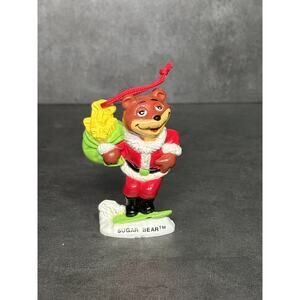 Vintage - 1993 Golden Crisp Cereal Sugar Bear Christmas Ornament